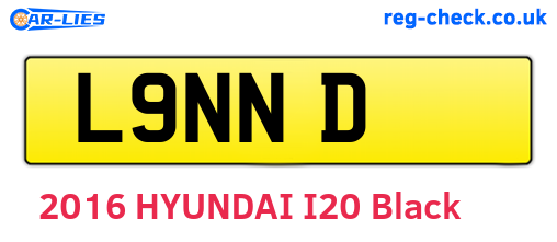 L9NND are the vehicle registration plates.