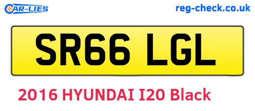 SR66LGL are the vehicle registration plates.