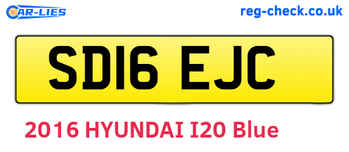 SD16EJC are the vehicle registration plates.