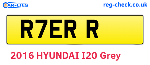 R7ERR are the vehicle registration plates.