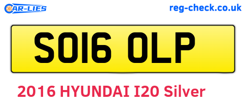 SO16OLP are the vehicle registration plates.