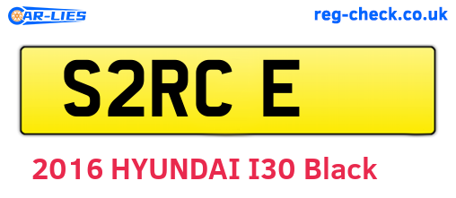 S2RCE are the vehicle registration plates.