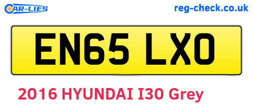 EN65LXO are the vehicle registration plates.