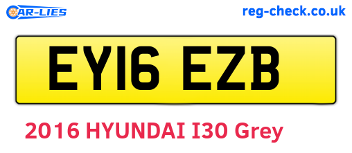EY16EZB are the vehicle registration plates.