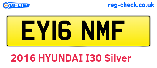 EY16NMF are the vehicle registration plates.