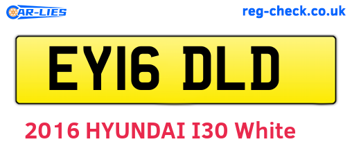 EY16DLD are the vehicle registration plates.