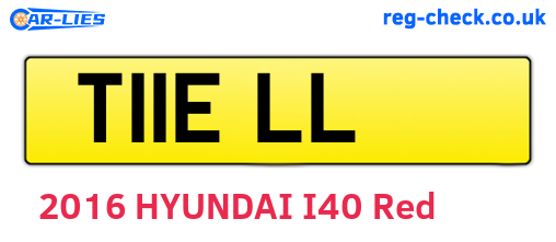 T11ELL are the vehicle registration plates.