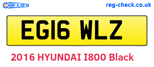 EG16WLZ are the vehicle registration plates.