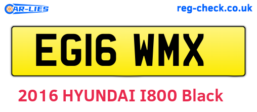 EG16WMX are the vehicle registration plates.