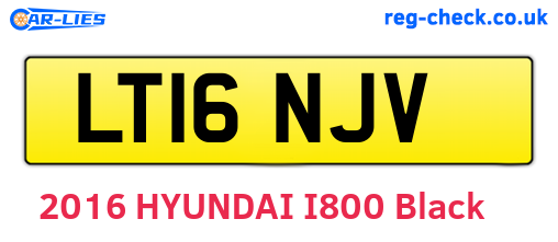 LT16NJV are the vehicle registration plates.