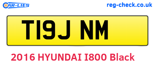 T19JNM are the vehicle registration plates.