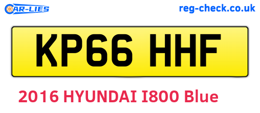 KP66HHF are the vehicle registration plates.