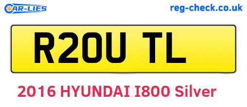 R20UTL are the vehicle registration plates.