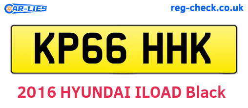 KP66HHK are the vehicle registration plates.