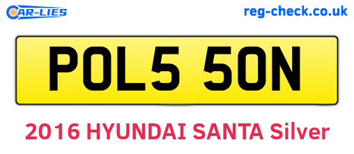 POL550N are the vehicle registration plates.