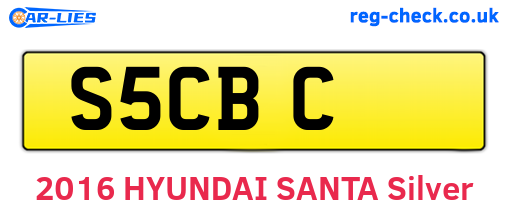 S5CBC are the vehicle registration plates.