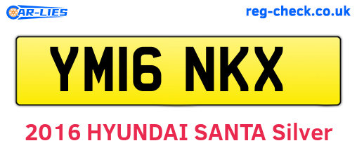 YM16NKX are the vehicle registration plates.