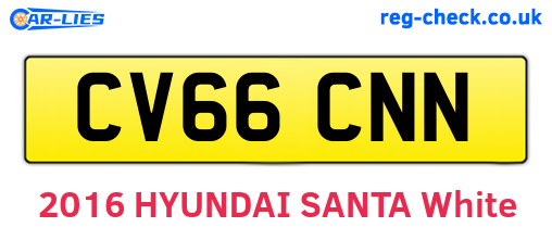 CV66CNN are the vehicle registration plates.