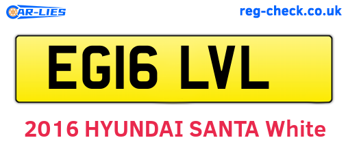 EG16LVL are the vehicle registration plates.