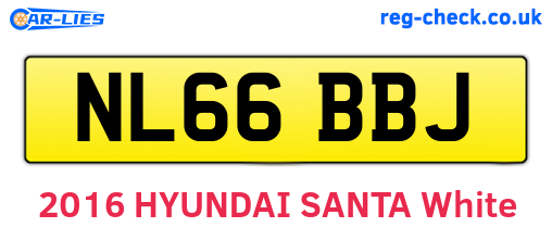 NL66BBJ are the vehicle registration plates.