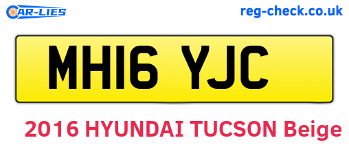 MH16YJC are the vehicle registration plates.