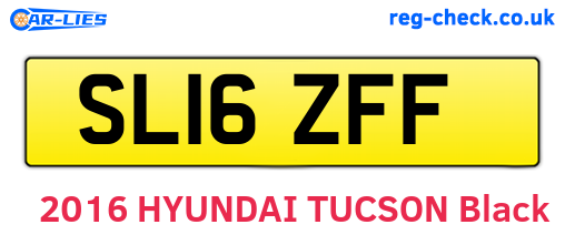 SL16ZFF are the vehicle registration plates.