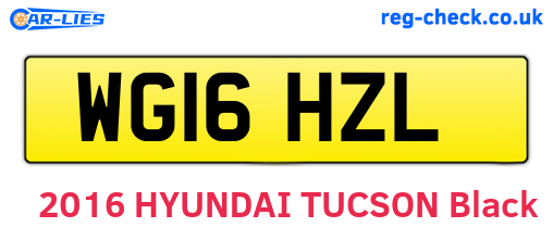 WG16HZL are the vehicle registration plates.