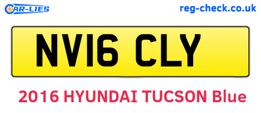 NV16CLY are the vehicle registration plates.