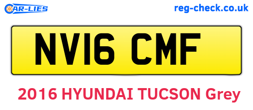 NV16CMF are the vehicle registration plates.