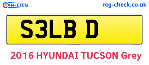 S3LBD are the vehicle registration plates.