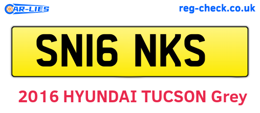 SN16NKS are the vehicle registration plates.