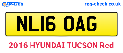 NL16OAG are the vehicle registration plates.