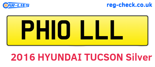 PH10LLL are the vehicle registration plates.