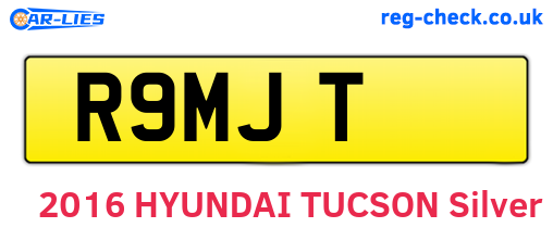 R9MJT are the vehicle registration plates.