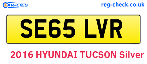 SE65LVR are the vehicle registration plates.