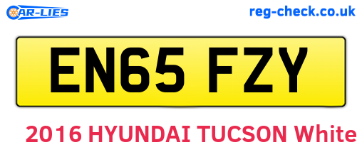 EN65FZY are the vehicle registration plates.