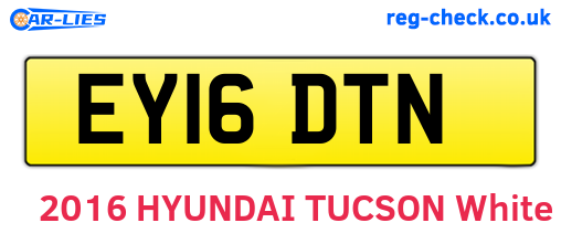 EY16DTN are the vehicle registration plates.