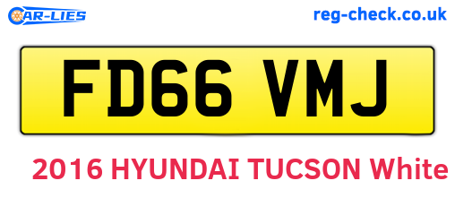 FD66VMJ are the vehicle registration plates.