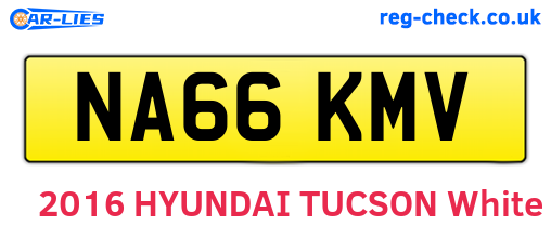 NA66KMV are the vehicle registration plates.