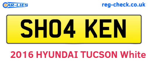 SH04KEN are the vehicle registration plates.