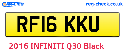 RF16KKU are the vehicle registration plates.