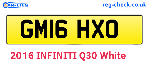 GM16HXO are the vehicle registration plates.
