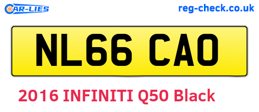 NL66CAO are the vehicle registration plates.