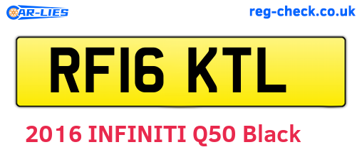 RF16KTL are the vehicle registration plates.
