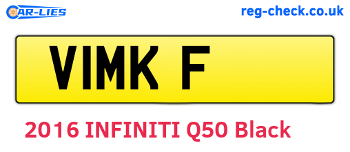 V1MKF are the vehicle registration plates.