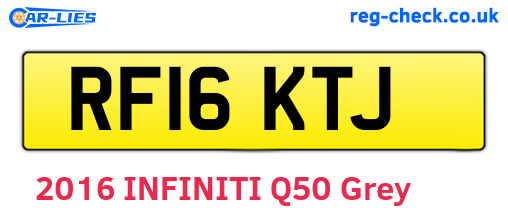 RF16KTJ are the vehicle registration plates.