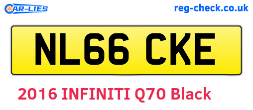 NL66CKE are the vehicle registration plates.