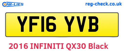 YF16YVB are the vehicle registration plates.