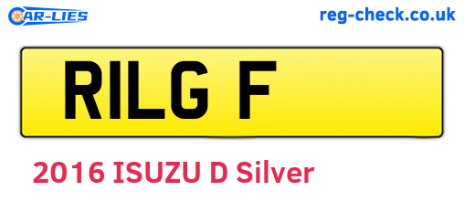 R1LGF are the vehicle registration plates.