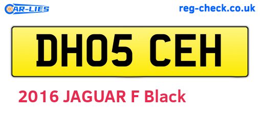 DH05CEH are the vehicle registration plates.